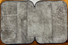 Load image into Gallery viewer, American Bison Leather Bible Carrying Case "Steel Color"