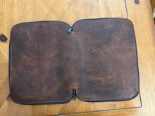 Load image into Gallery viewer, American Bison Leather Bible Sleeve "Cognac"