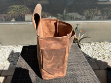Load image into Gallery viewer, Bison Leather Metal Detection Finder Bag