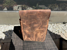 Load image into Gallery viewer, Bison Leather Metal Detection Finder Bag