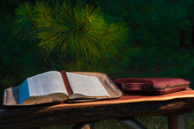Load image into Gallery viewer, Horween Leather Bible Carrying Case "English Tan"