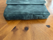 Load image into Gallery viewer, Leather Fold Over Bible Sleeve (Steel)