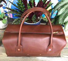 Load image into Gallery viewer, Leather Weekender Travel Bag