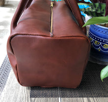 Load image into Gallery viewer, Leather Weekender Travel Bag