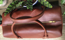 Load image into Gallery viewer, Leather Weekender Travel Bag