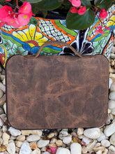 Load image into Gallery viewer, American Bison Leather Bible Carrying Case "Rust Color"