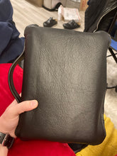 Load image into Gallery viewer, Black Calfskin Leather Bible Carrying Case