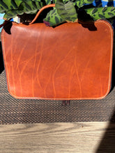 Load image into Gallery viewer, Horween Leather Bible Carrying Case "English Tan"