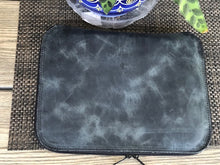 Load image into Gallery viewer, American Bison Leather Bible Carrying Case "Steel Color"