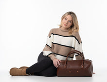 Load image into Gallery viewer, Leather Weekender Travel Bag