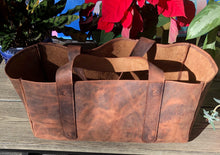 Load image into Gallery viewer, Bison "Rust" Leather Utility Bag