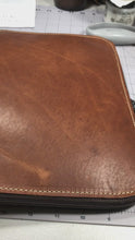 Load and play video in Gallery viewer, Horween Leather Bible Carrying Case "English Tan"