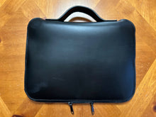 Load image into Gallery viewer, Black Nappa Calfskin Leather Bible Carrying Case
