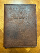 Load image into Gallery viewer, Bison Leather Note Taking Journal 7.6" X 10" With Customize Name

