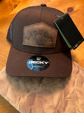 Load image into Gallery viewer, 6 panel trucker hat with Bison patch
